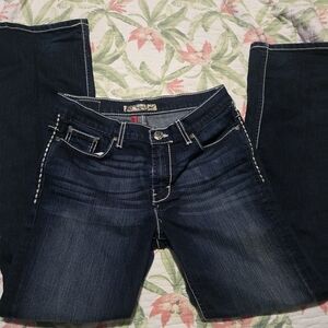 BKE Deep Indigo Women's Boot Cut Jeans